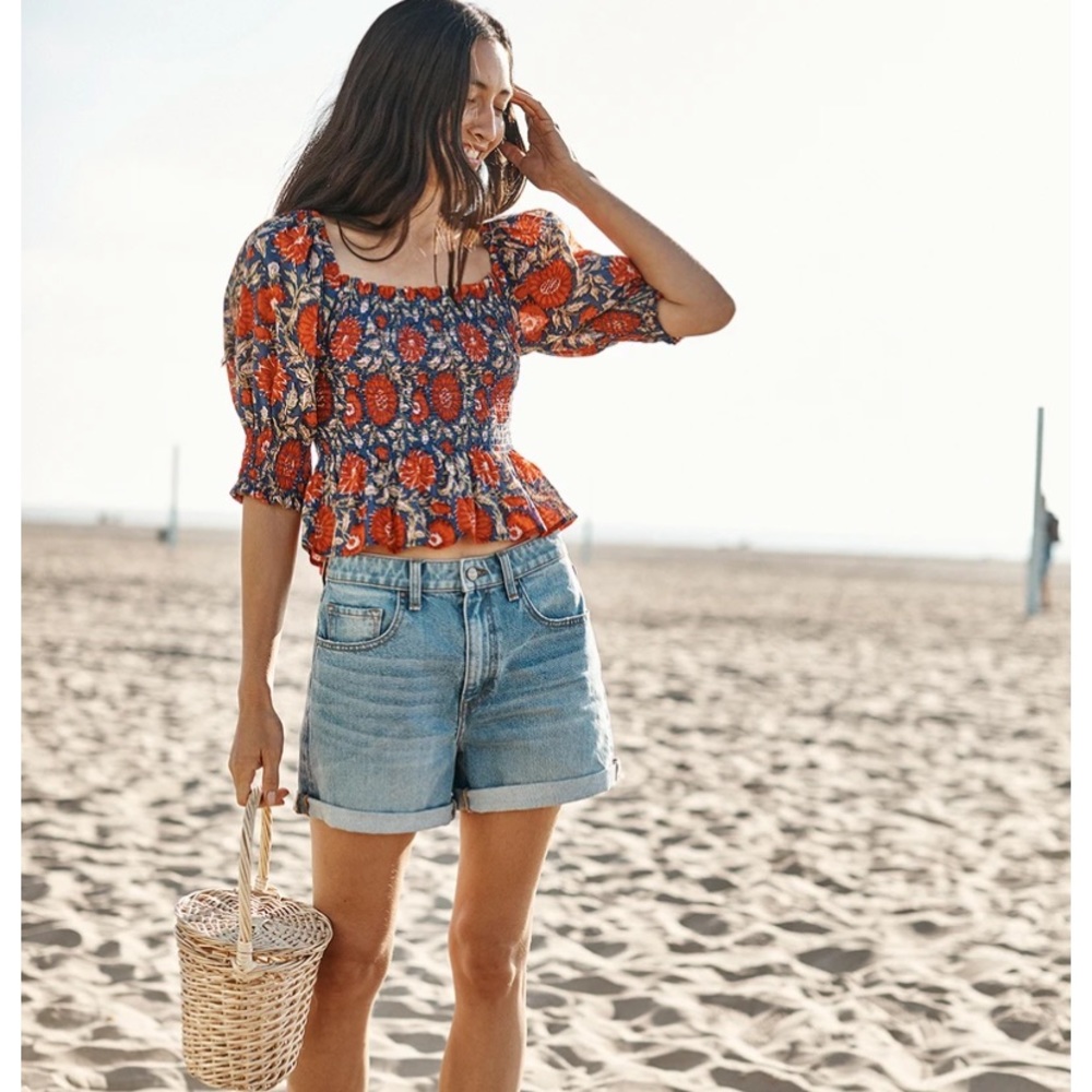 Velvet CORRYN PRINTED RUCHED BLOUSE